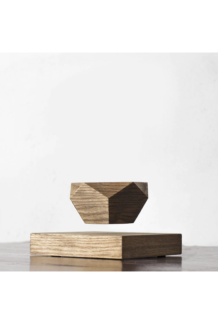 Парящий горшок Leplant Wood тёмный (бонсай)