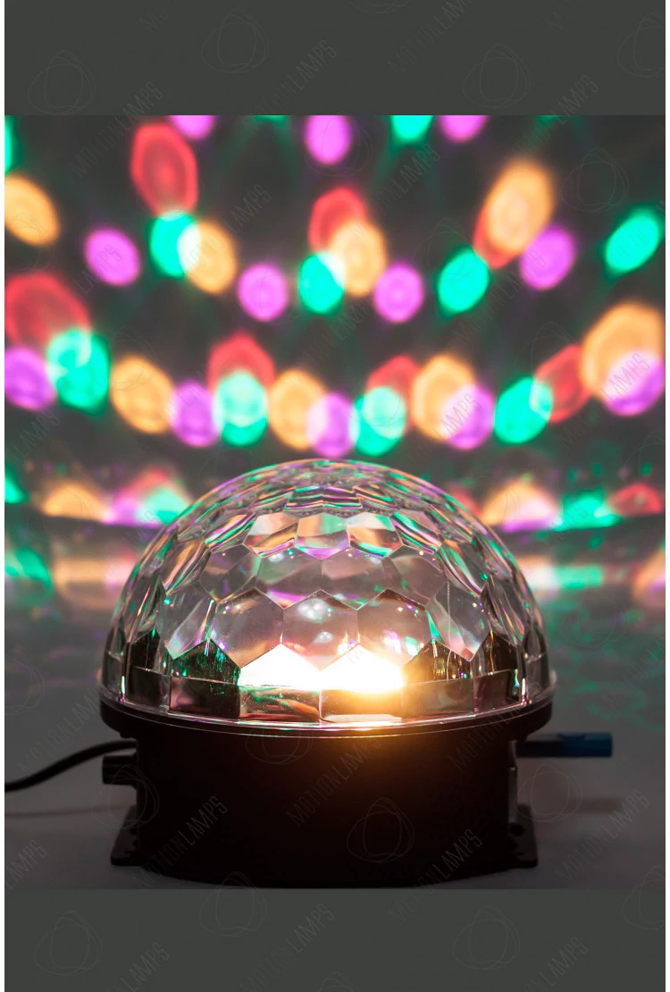 Музыкальный диско-шар LED Crystal Magic Ball Light с ДУ