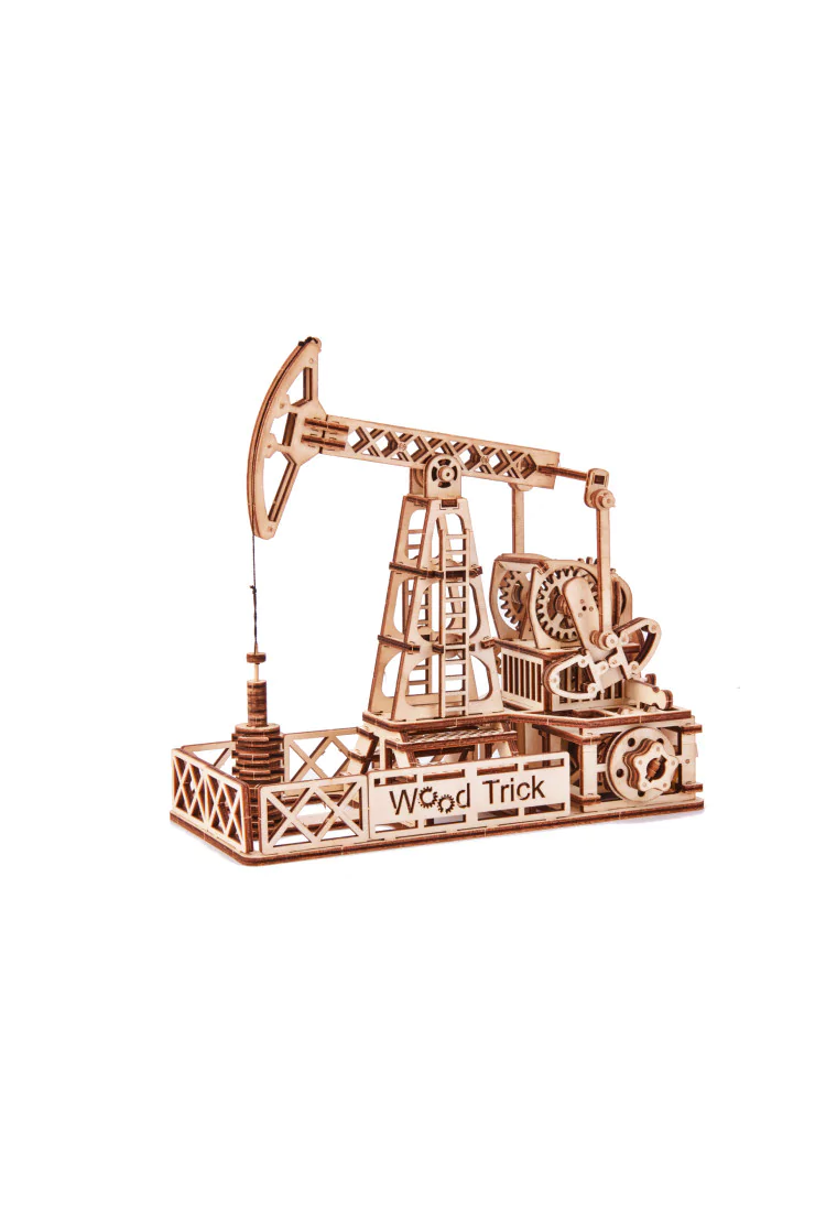Механический 3D-пазл из дерева Wood Trick Нефтяная Вышка