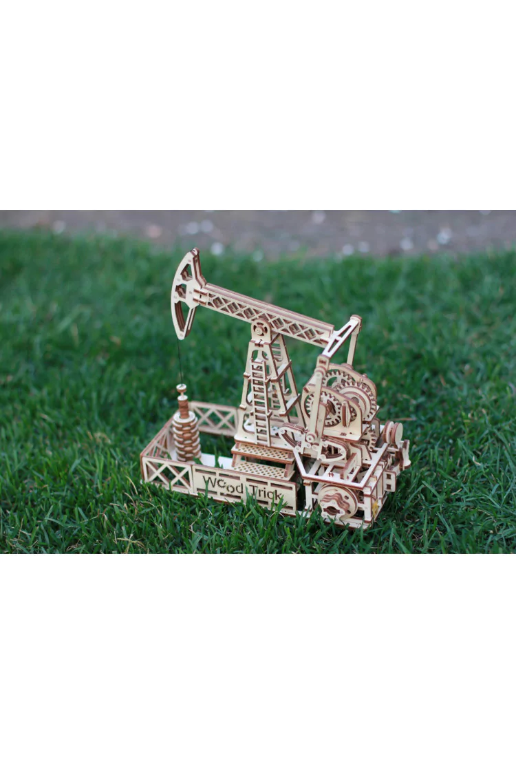 Механический 3D-пазл из дерева Wood Trick Нефтяная Вышка