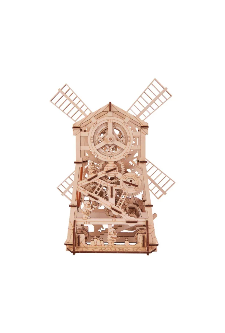 Механический 3D-пазл из дерева Wood Trick Механическая мельница