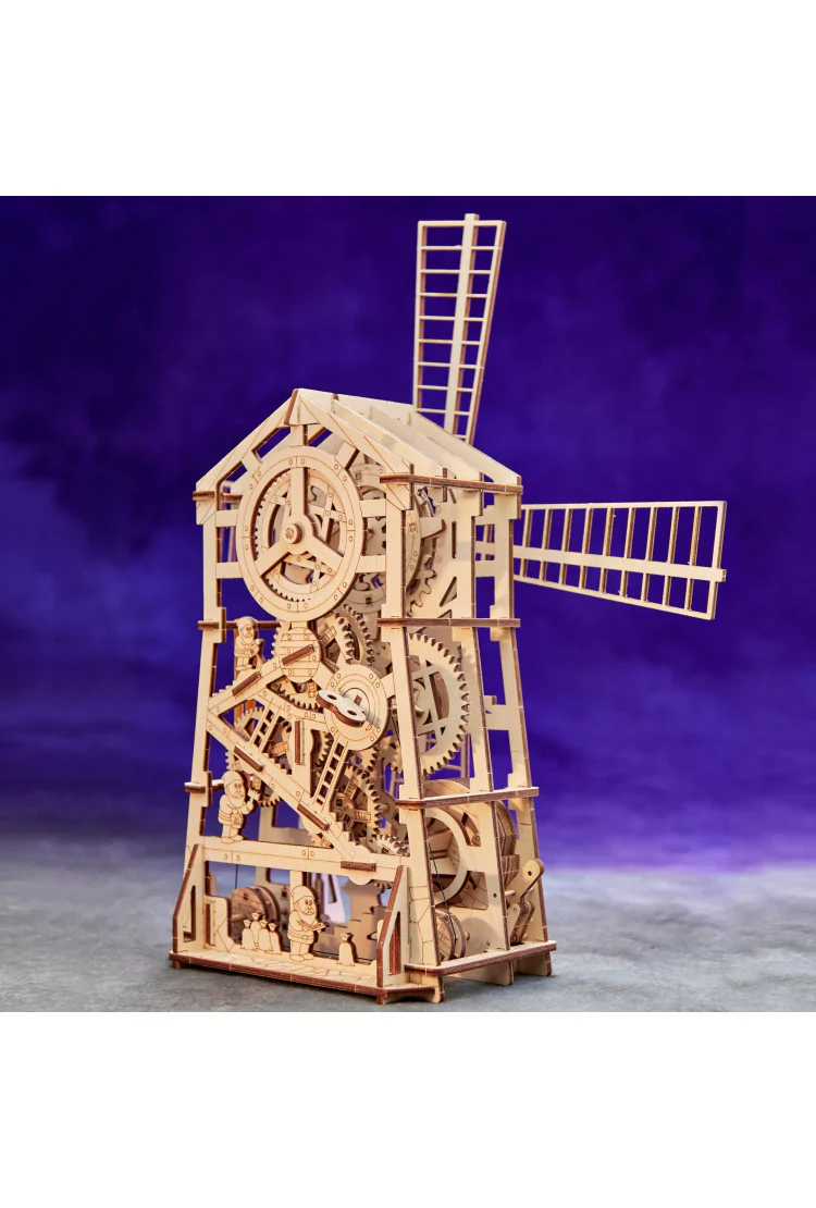Механический 3D-пазл из дерева Wood Trick Механическая мельница