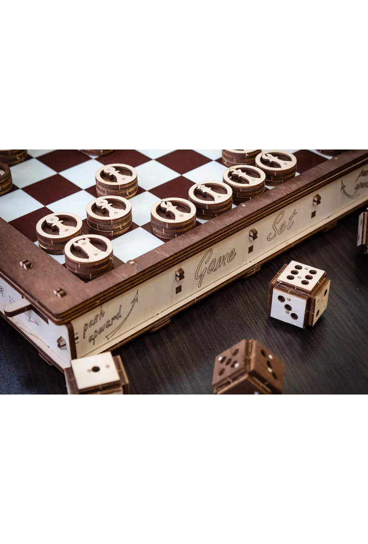 Конструктор деревянный 3D EWA Gameset Игровой набор