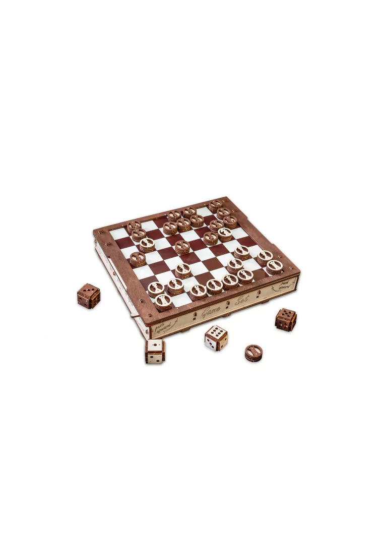 Конструктор деревянный 3D EWA Gameset Игровой набор