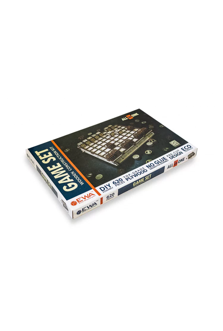 Конструктор деревянный 3D EWA Gameset Игровой набор