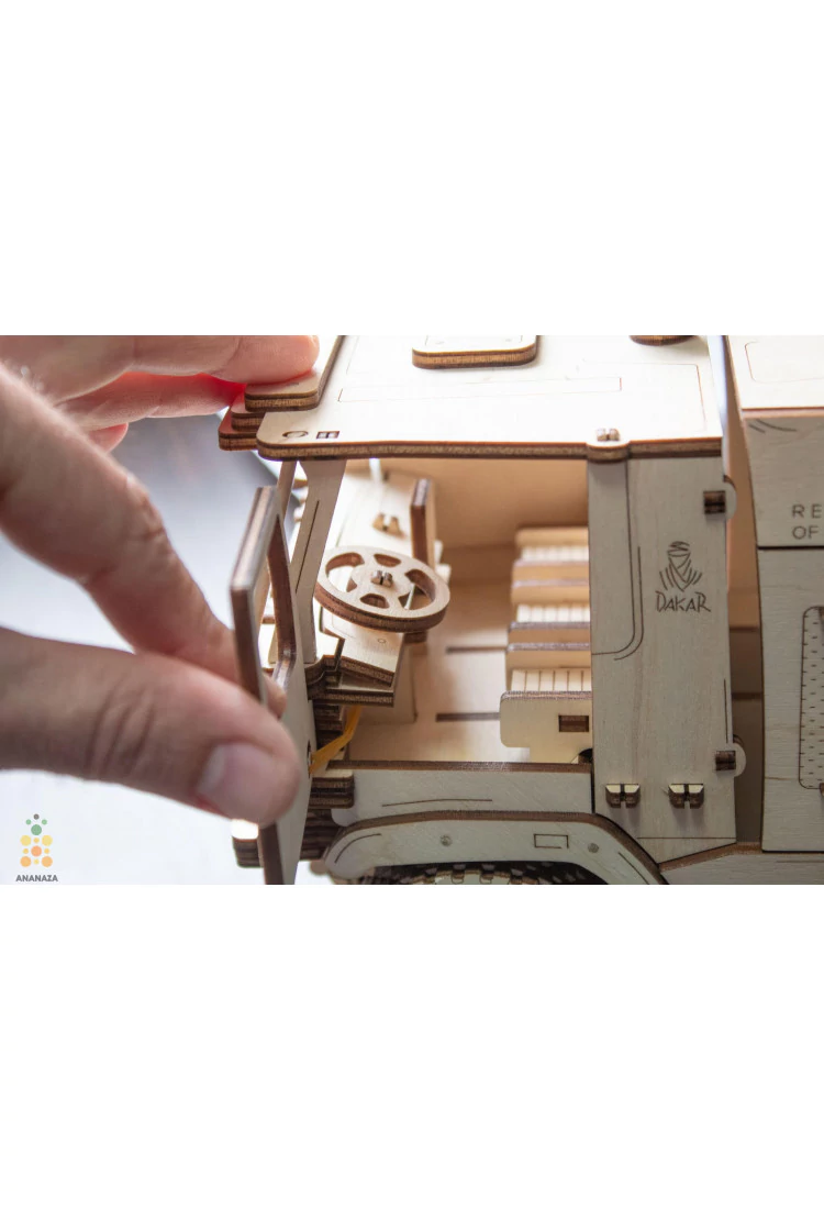 Конструктор деревянный 3D EWA МАЗ-5309RR 1:30